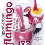 Flamingo Egg Cup and Spoon