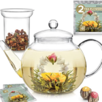 Stovetop & Microwave Safe Glass Teapot